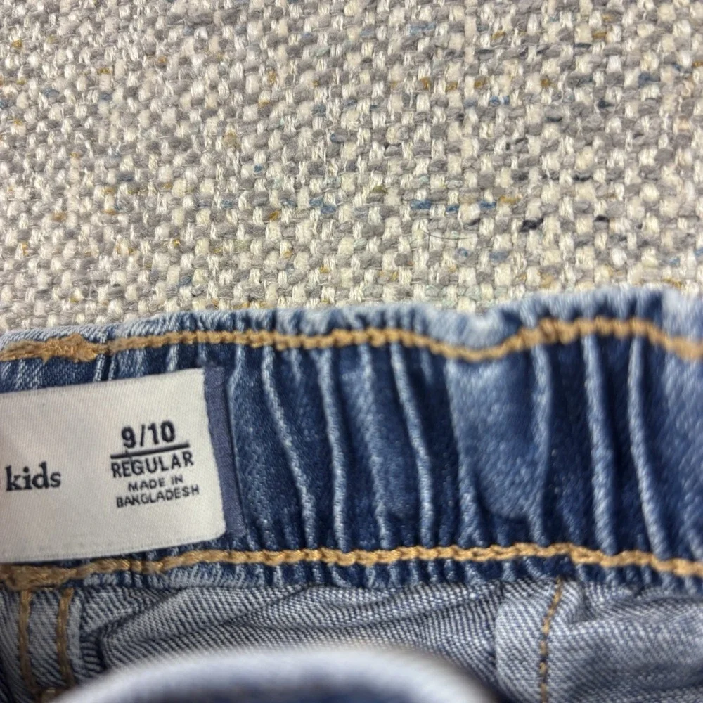 Abercrombie Kids Girls Denim Pleated Skort Mini Skirt Sz 9/10